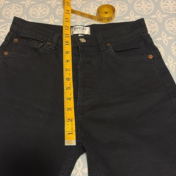Agolde raw hem black jeans - Picture 10 of 12
